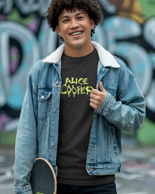 ALICE COOPER Unisex premiumTerry Oversized Tee