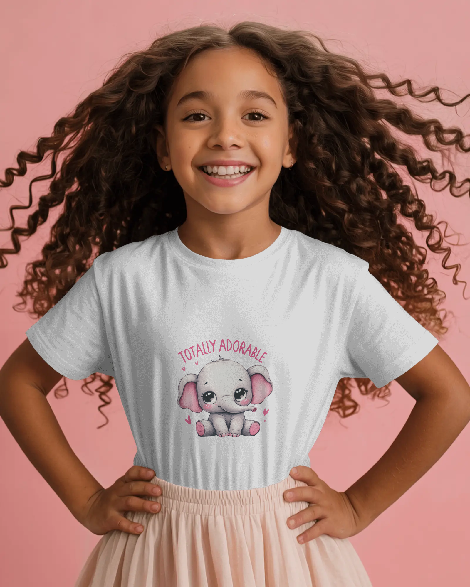 Girl's Crew Neck T-Shirt