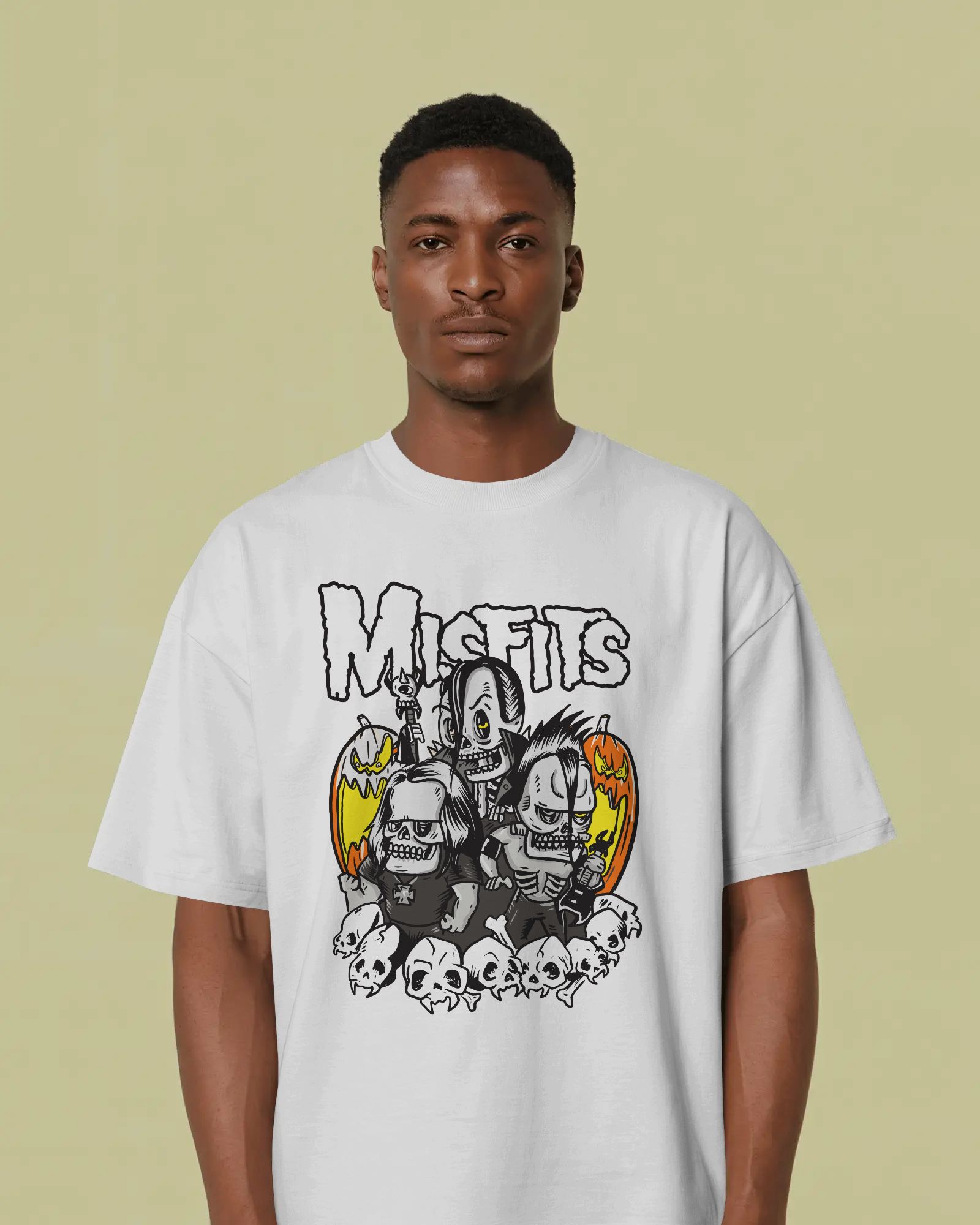 MISFITS Unisex Premium Terry Oversized Tee