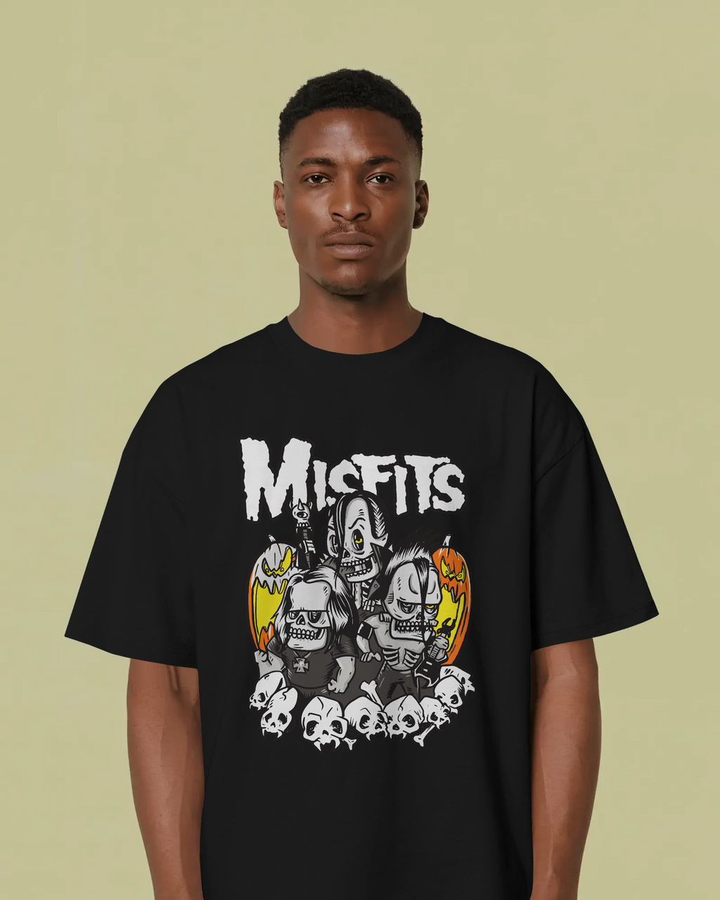 MISFITS Unisex Premium Terry Oversized Tee