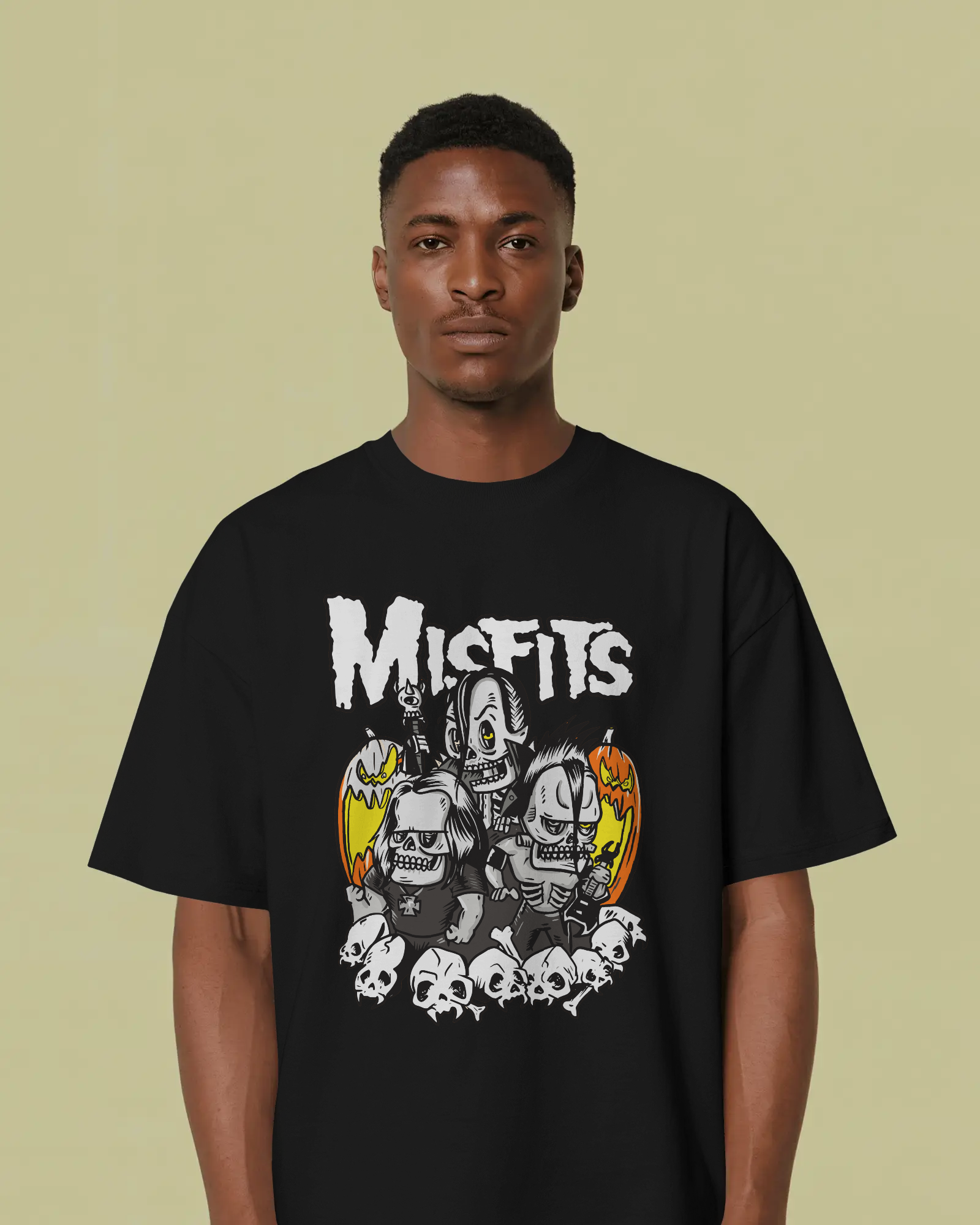 MISFITS Unisex Premium Terry Oversized Tee