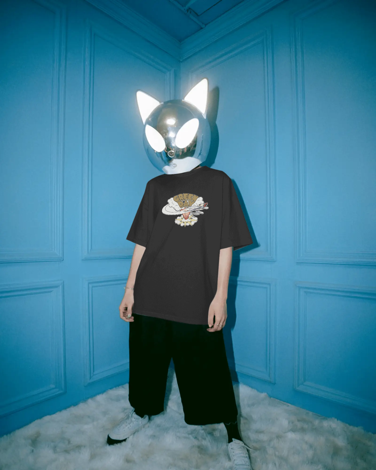 GREEN DAY Unisex Premium Terry Oversized Tee