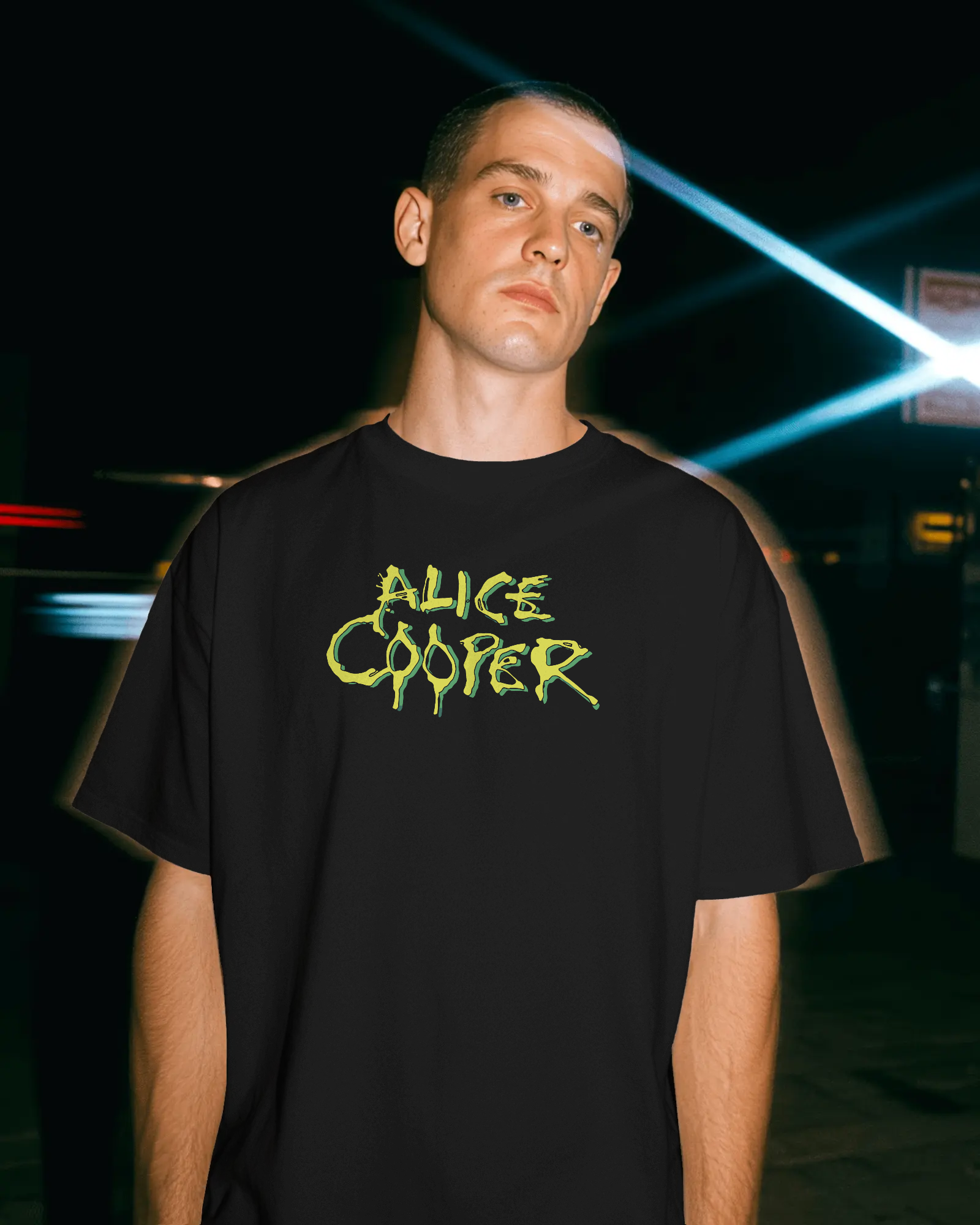 ALICE COOPER Unisex premiumTerry Oversized Tee